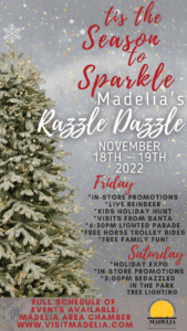 2022 Grey Razzle Dazzle Poster - Madelia Chamber of Commerce