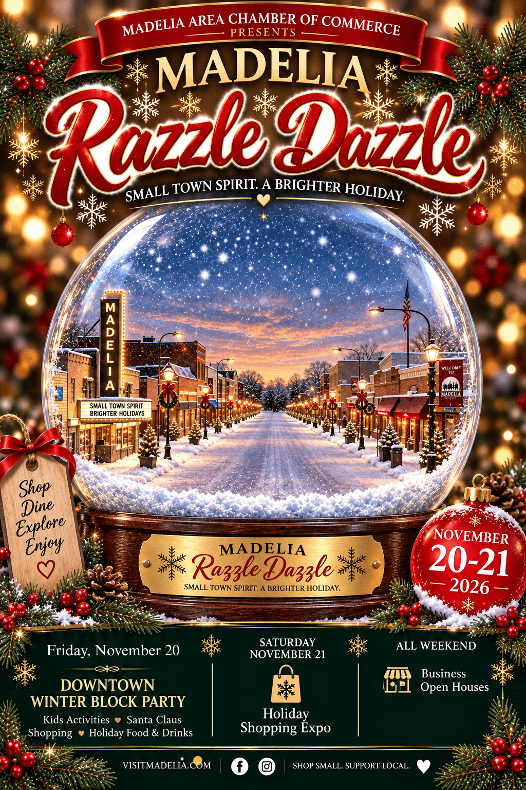Friday, November 20 Friday November 20 - Madelia Chamber of Commerce