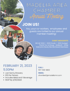 JOIN US - Madelia Chamber of Commerce