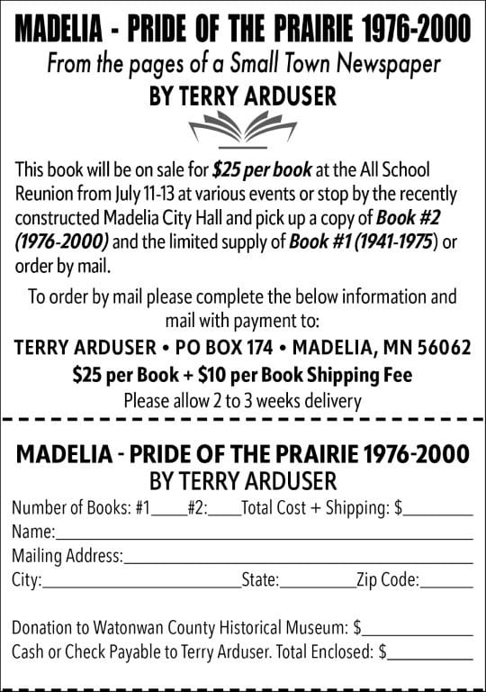Terry Arduser bk - Madelia Chamber of Commerce